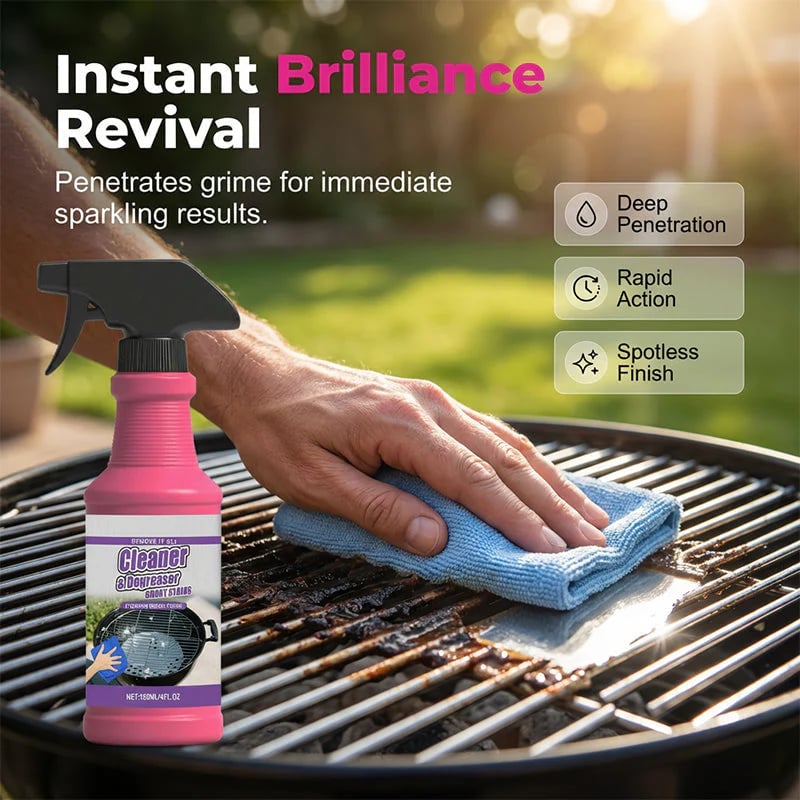 🧼Fast-Acting Heavy-Duty Grill Degreaser Spray🍖