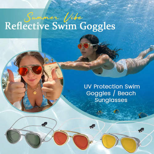 🔥 50% OFF - 😎✨SummerVibe Reflective Swim Goggles