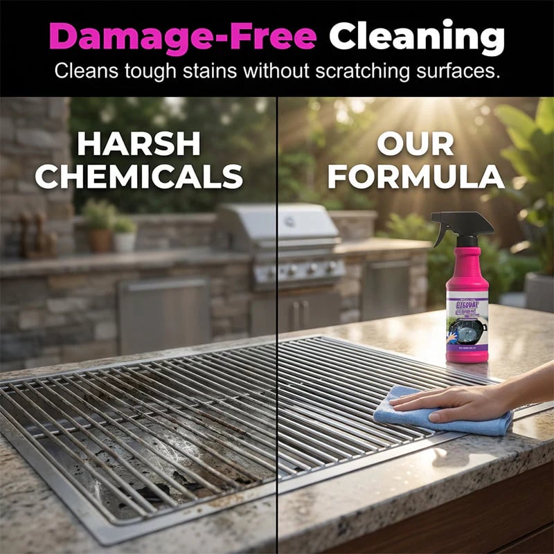 🧼Fast-Acting Heavy-Duty Grill Degreaser Spray🍖